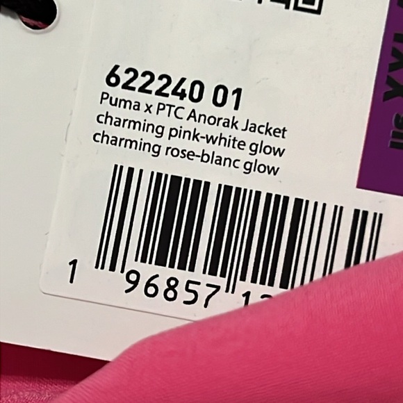 NWT Puma x PTC Anorak Golf Jacket Size XXL Pink - Picture 7 of 8
